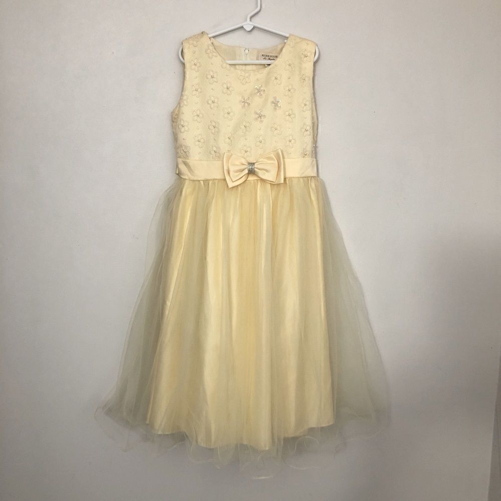 Richie House Size 10 Lovely Yellow Dress!